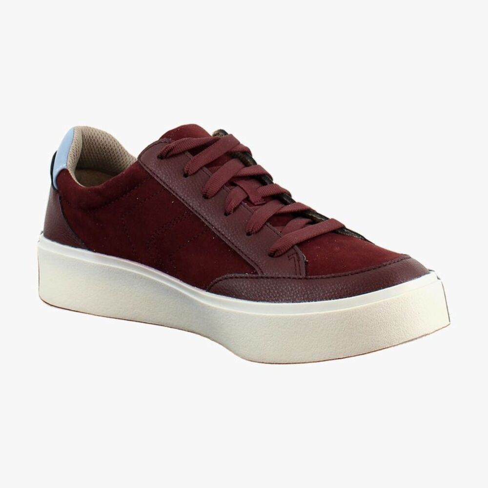 Dr. Scholl's Madison Lace Cali Wine Microfiber